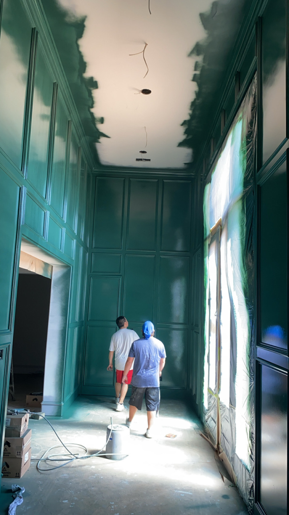 Finished interior painting project by Chufo's Painting